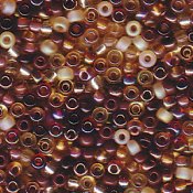 10 g 11/0 Seed Beads, Mix-Wheatberry