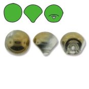 1 st mushroom, 9x8 mm, Crystal Amber