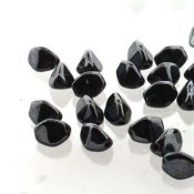 25 st Pinch beads, 7 mm, Jet Hematite