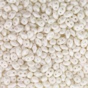 10 g Miniduos, 2 x 4 mm, Chalk White Luster