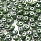10 g Miniduos, 2 x 4 mm, Chalk Green Luster