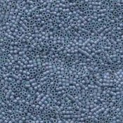 5 g 11/0 Delicas, Matte Metallic Light Grey