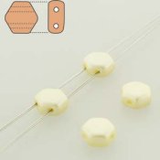 30 st Honeycomb, 6 mm, Pastel Cream