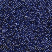 10 g Buglebeads, 3 mm, Silverlined Dark Sapphire
