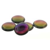 1 st Tjeckisk Cabochon, 18 mm, Backlit Purple Haze
