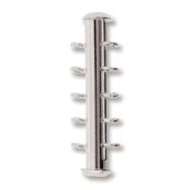 1 st tubls fr fem rader, vertikala glor, 31 mm, Silver Plated