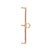 2 st Cymbal Topolia III, Rose Gold Plated