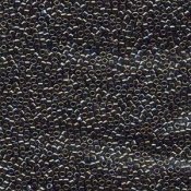 5 g 11/0 Delica, Metallic Black Luster