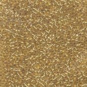2 g 11/0 Delica, Crystal Lined Gold 24KT