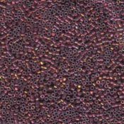 5 g 11/0 Delica, Metallic Tea Berry Gold Iris