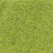 5 g 11/0 Delica, Transparant Lime