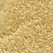 5 g 11/0 Delicas,Matted Transparent Crystal Ivory Luster