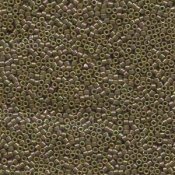 5 g 11/0 Delica, Opaque Olive Golden Luster