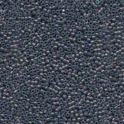 5 g 11/0 Delicas, Opaque Purple Grey Rainbow Luster
