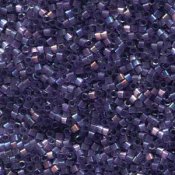 5 g 11/0 Delicas, Silk Inside Dyed Dark Orchid AB