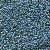 5 g 11/0 Delica, Matte Opaque Glazed Moody Blue AB