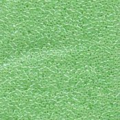 5 g 11/0 Delica, Crystal Lined Light Green