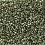 5 g 11/0 Delicas, Duracoat Galvanized Dark Steel Green