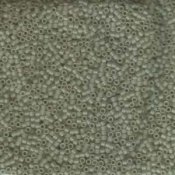 5 g 11/0 Delica, Matted Transparent Oyster Luster