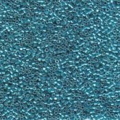 5 g 11/0 Delica, Galvanized Dark Aqua