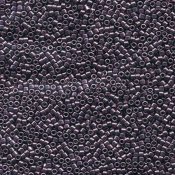 5 g 11/0 Delica, Nickel Plated Dyed Plum OBS! Inneh�lle