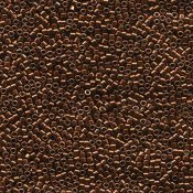 5 g 11/0 Delicas, Nickel Plated Dyed Copper OBS Inneh�ller Nicke