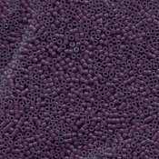 5 g 11/0 Delica, Dyed Opaque Dark Mauve