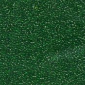 5 g 11/0 Delica, Transparent Green