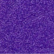 5 g 11/0 Delica, Dyed Transparent Purple Matted