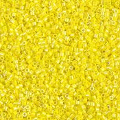 2 g 15/0 Delicas, Opaque Yellow AB