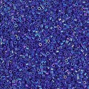 2 g 15/0 Delicas, Opaque Cobalt Blue AB