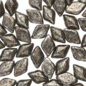 30 st Gemduo, 5 x 8 mm, Antique Chrome