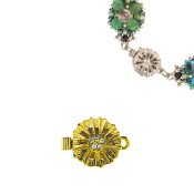 1 st insticksl�s, Sol, 14 mm, Guldpl�terad