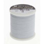 50 m Miyuki Beadingthread, ca 0,2 mm, Silver
