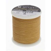 50 m Miyuki Beadingthread, ca 0,2 mm, Gold