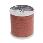50 m Miyuki Beadingthread, ca 0,2 mm, Nutmeg