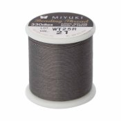 50 m Miyuki Beadingthread, ca 0,2 mm, Grey