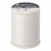 500 m Miyuki Beadingthread, ca 0,2 mm, Eggshell