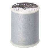 500 m Miyuki Beadingthread, ca 0,2 mm, Silver