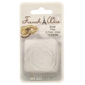 35 cm French Wire, Fine 0,7 mm, Guld