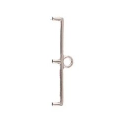 2 st Cymbal Topolia III, Antique Silver Plated