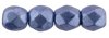 50 st Firepolished 2,5 mm, Sueded Gold Provence