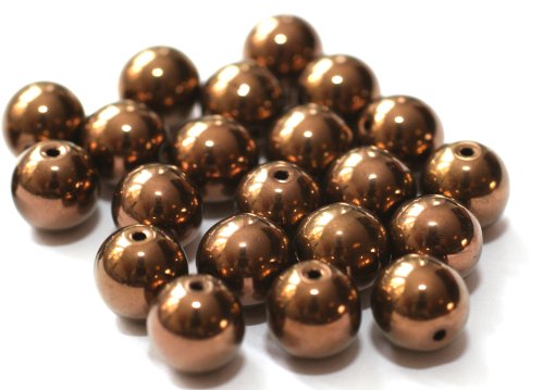 1 st Rund 8 mm, Jet Bronze