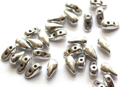 30 st DropDuo, 3x6 mm, Crystal Labador Full
