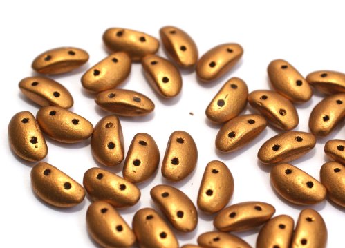 25 st Mobyduo, 3x8 mm, Brass Gold