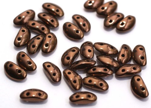 25 st Mobyduo, 3x8 mm, Jet Bronze