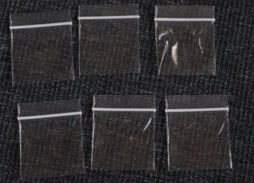 Ca 100 st zipp�sar, 3,5 x 4 cm