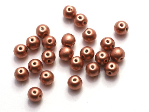 30 st Rounduo, 5 mm, Vintage Copper