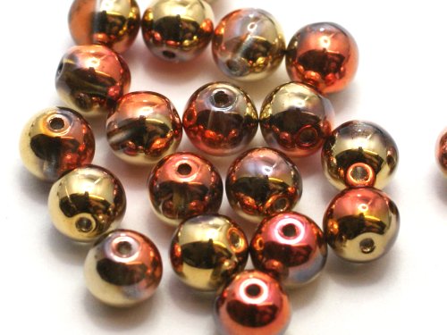 30 st runda, 6 mm, Crystal California Gold Rush
