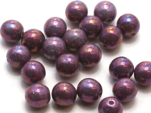 30 st runda, 6 mm, Chalk White Iris